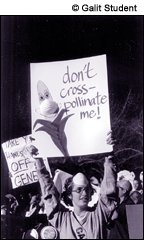 protester in Boston