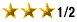 3 stars and a half